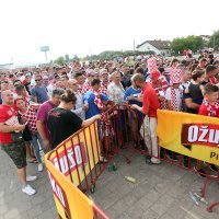 Navijači  pristižu na utakmicu Hrvatska - Senegal
