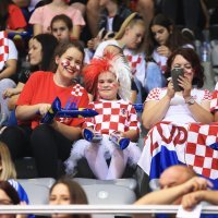 Navijači na kvalifikacijskoj rukometnoj utakmici za SP, Hrvatska - Crna Gora