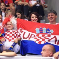 Navijači na kvalifikacijskoj rukometnoj utakmici za SP, Hrvatska - Crna Gora