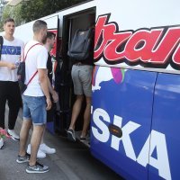 Okupljanje i odlazak hrvatske košarkaške reprezentacije na pripreme