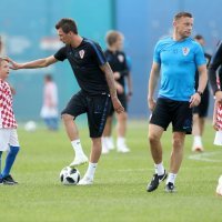 Trening hrvatske reprezentacije u kampu