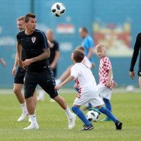 Trening hrvatske reprezentacije u kampu