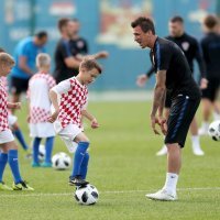 Trening hrvatske reprezentacije u kampu