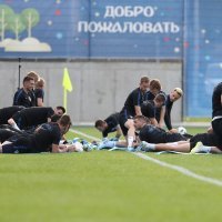 Trening hrvatske reprezentacije u kampu