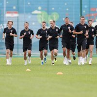 Trening hrvatske reprezentacije u kampu