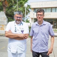 Stjepan Đuričić, voditelj Odjela za epidemiologiju, i Mato Lakić, ravnatelj Zavoda za javno zdravstvo županije
