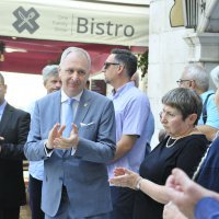 Otkrivanje spomenika u sjećanje na uništenje židovske sinagoge u Splitu