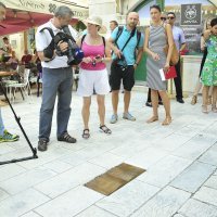 Otkrivanje spomenika u sjećanje na uništenje židovske sinagoge u Splitu