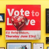'Vote to Love', Bansky