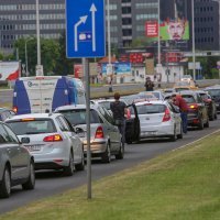 Kaos na zagrebačkim prometnicama zbog prosvjeda za smanjenje trošarina i povratak cijene gorive ispod 9 kuna.