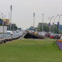 Kaos na zagrebačkim prometnicama zbog prosvjeda za smanjenje trošarina i povratak cijene gorive ispod 9 kuna.