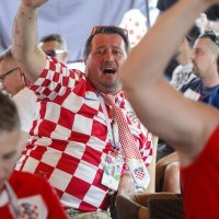 Hrvatski navijači u Kalinjingradu