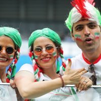 Iranske navijačice na utakmici protiv Maroka