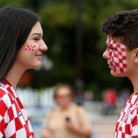 Hrvatski navijači okupirali centar Kalinjingrada