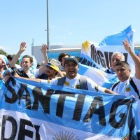 Navijači na utakmici Argentina - Island