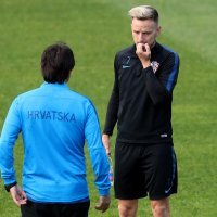 Rošino: Trening hrvatske nogometne reprezentacije na stadionu Arena Roscino