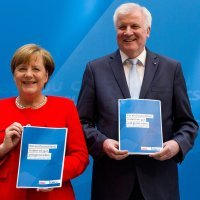 Horst Seehofer, predsjednik CSU-a i Angela Merkel kancelarka i predsjednica CDU-a