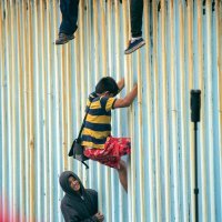 Djeca migranata u izbjegličkom kampu