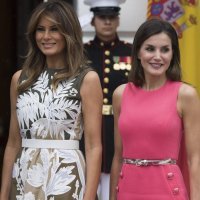 Kraljica Letizia i Melania Trump