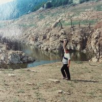 Iz privatnog albuma - Jovica Glumičić na lokalitetu potopljenog sela Kruščica