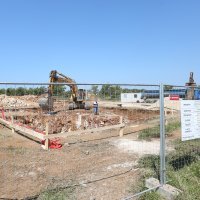 Gradilište sporne benzinske crpke u blizini virskog mosta