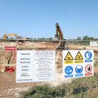 Gradilište sporne benzinske crpke u blizini virskog mosta