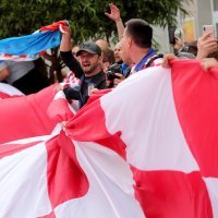 Velika hrvatska zastava u Nižnji Novgorodu