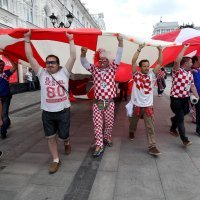 Velika hrvatska zastava u Nižnji Novgorodu