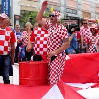Velika hrvatska zastava u Nižnji Novgorodu