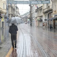 Najavljeno nevrijeme donijelo kišu, vjetar i značajan pad temperature