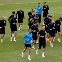 Roščino: Trening hrvatske nogometne reprezentacije