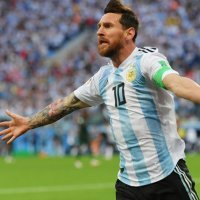 Lionel Messi slavi pogodak