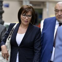 Marina Lovrić Merzel u pratnji odvjetnika Jadranke Sloković i Čede Prodanovića