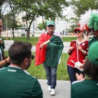 SP 2018., skupina F: Meksiko - Švedska (navijači)