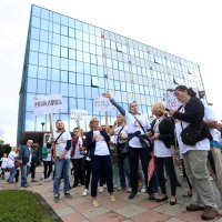 Prosvjednici ispred Ministarstva znanosti