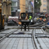 Ilica - Radovi na izmjeni tračnica