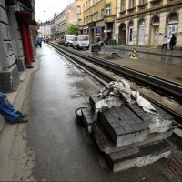 Ilica - Radovi na izmjeni tračnica