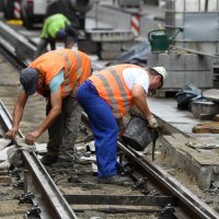 Ilica - Radovi na izmjeni tračnica