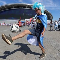 SP 2018., osmina finala: Francuska - Argentina (navijači)