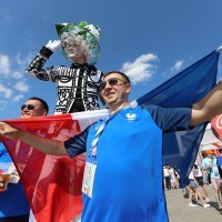 SP 2018., osmina finala: Francuska - Argentina (navijači)