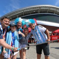 SP 2018., osmina finala: Francuska - Argentina (navijači)