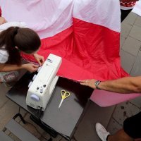 Nižnji Novgorod: Lokalna krojačica spaja hrvatsku zastavu s kojom će navijači prošetati gradom