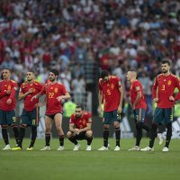 Španjolci za vrijeme izvođenja jedanaesteraca