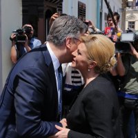 Andrej Plenković i Kolinda Grabar-Kitarović na sjednici Vijeća za demografsku revitalizaciju