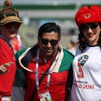 SP 2018., osmina finala: Brazil - Meksiko (navijači)