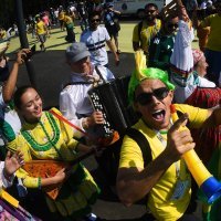 SP 2018., osmina finala: Brazil - Meksiko (navijači)