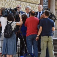 Tomislav Horvatinčić daje izjavu nakon prvog ročišta