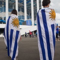 SP 2018., četvrtfinale: Urugvaj - Francuska (navijači)