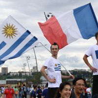 SP 2018., četvrtfinale: Urugvaj - Francuska (navijači)