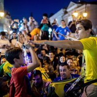 SP 2018., četvrtfinale: Brazil - Belgija (navijači)